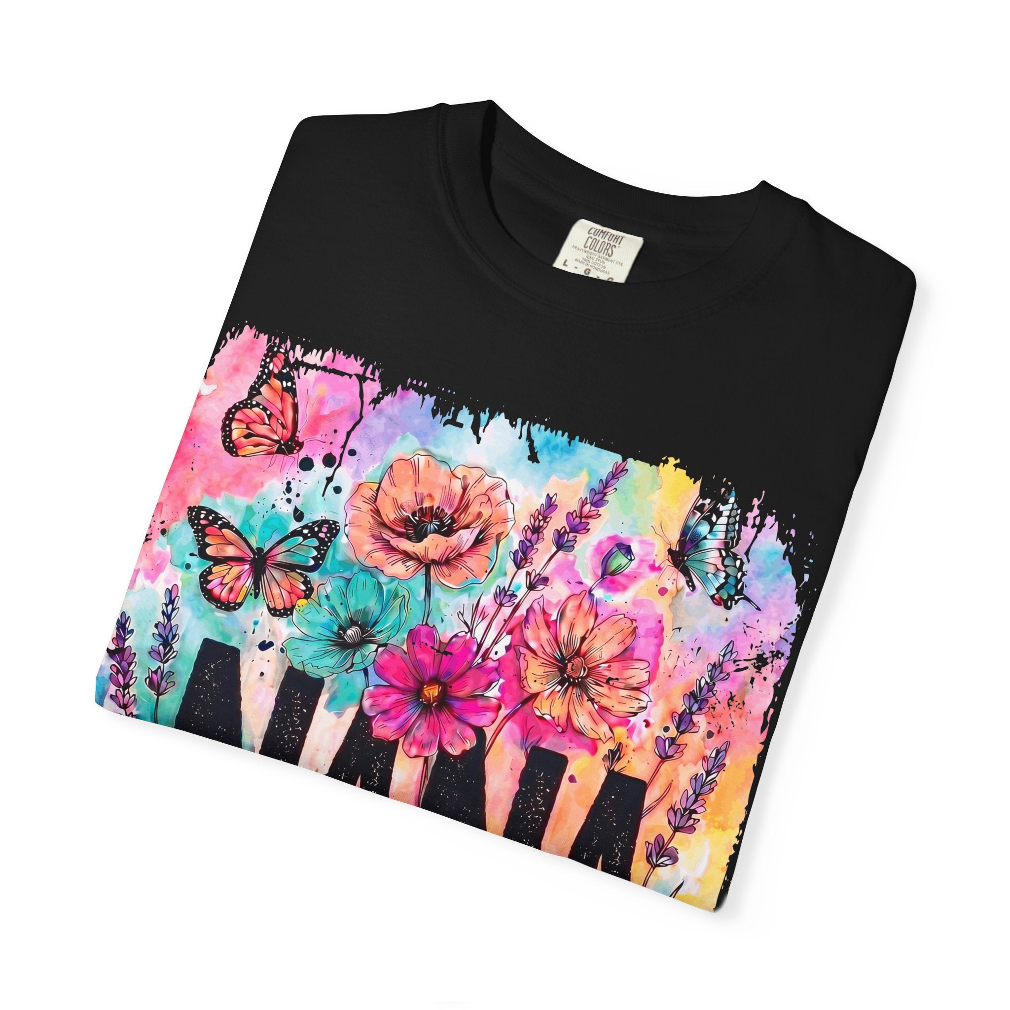 Nana Floral Butterfly T-Shirt — Colorful Grandma Gift for Mother’s Day
