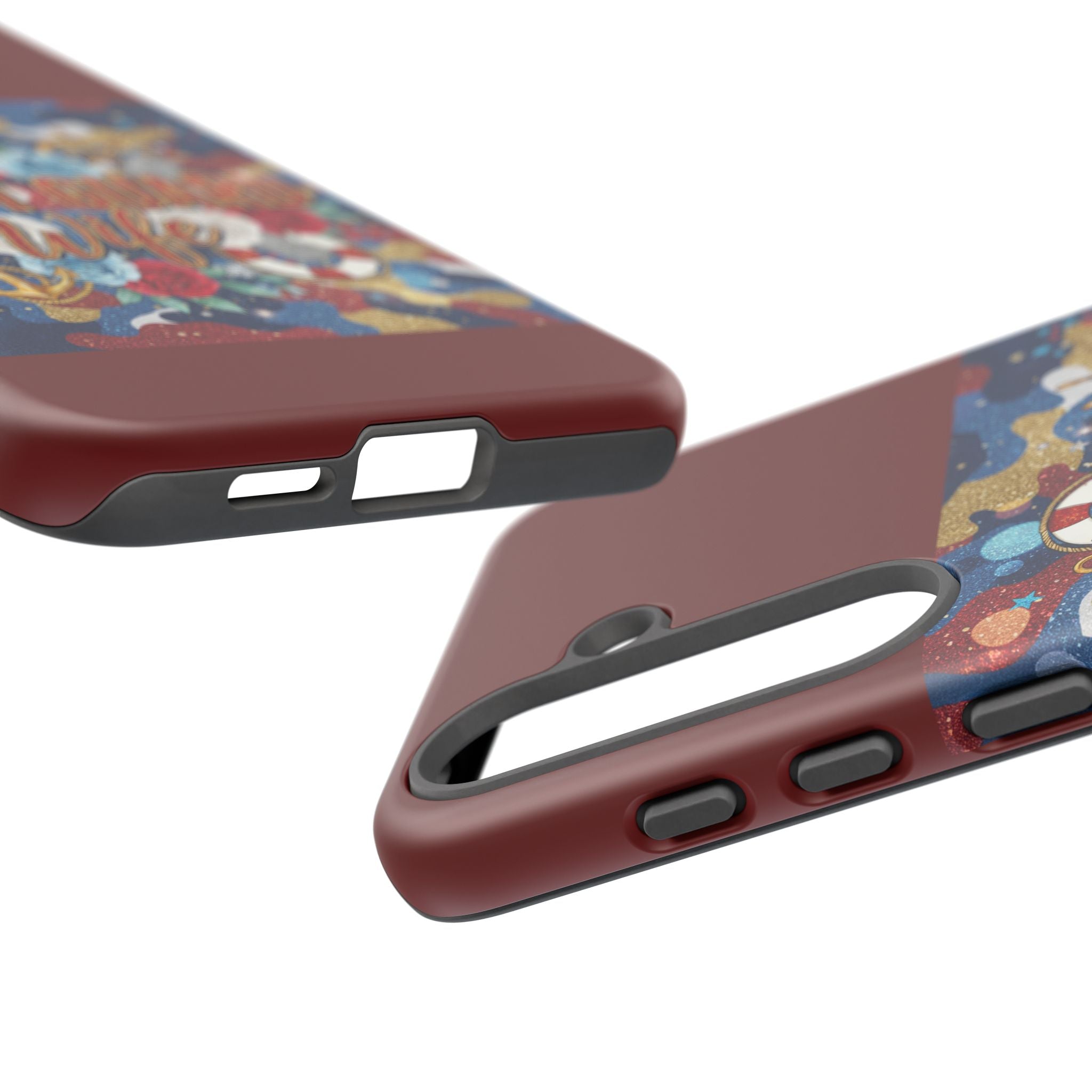 Coast Guard Wife Tough Phone Case — Patriotic Anchor & Lifebuoy Design