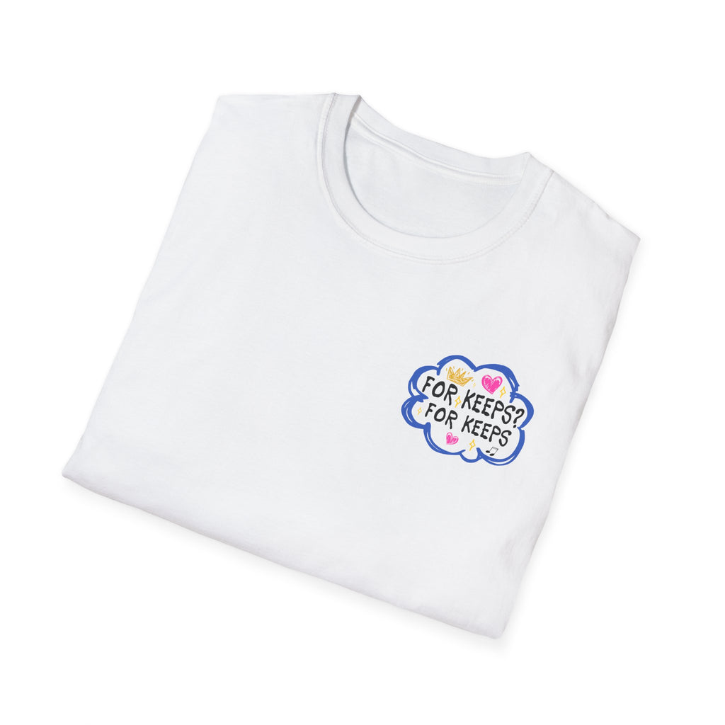 Crew Tee — 'For Keeps' Doodle Art Signature T-Shirt