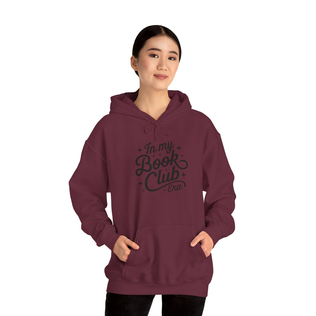 Book Club Hoodie — "In My Book Club Era" Cozy Reader Sweatshirt