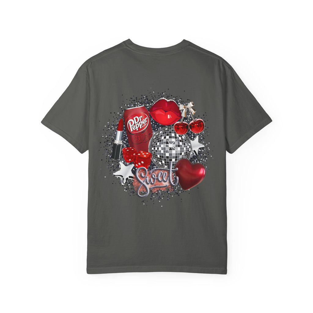 Valentine’s Disco Heart T-Shirt — Sweet Dr Pepper Pop Art Design