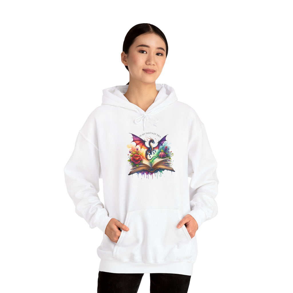 Fantasy Dragon Book Hoodie – Colorful Magic Storybook Sweatshirt