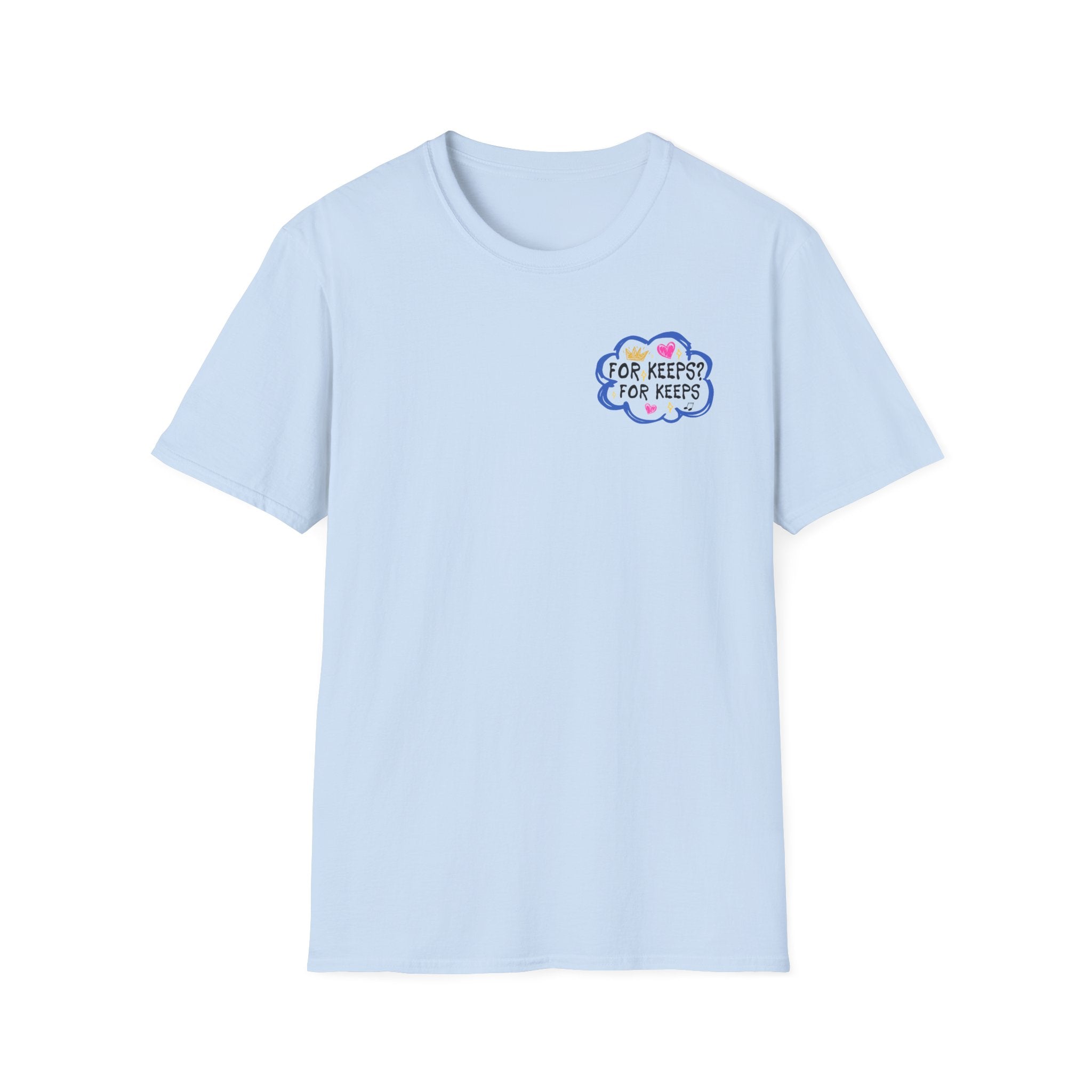 Crew Tee — 'For Keeps' Doodle Art Signature T-Shirt