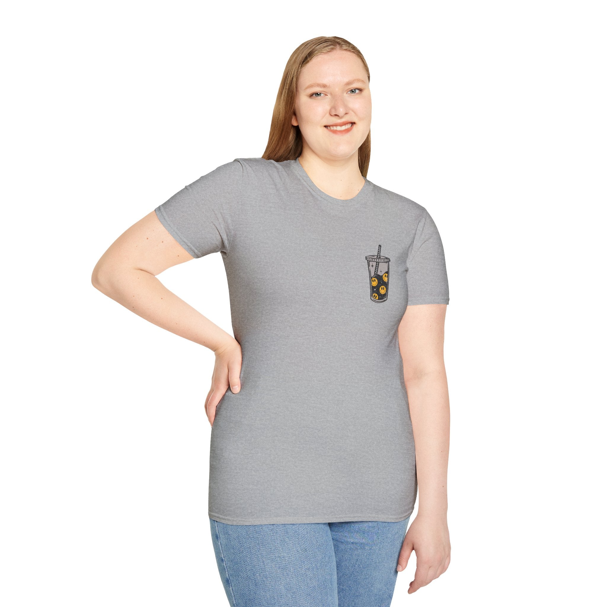 Double-sided Coffee & Hustle T-Shirt — "Drink Some Coffee and Handle Your Business" Graphic Tee