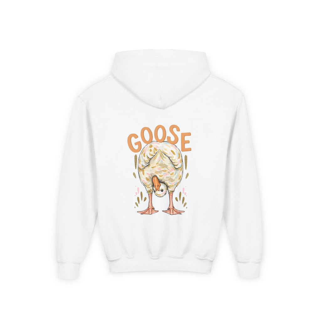 Youth Hoodie — Cute 'Duck Duck Goose' Watercolor Ducks Pullover