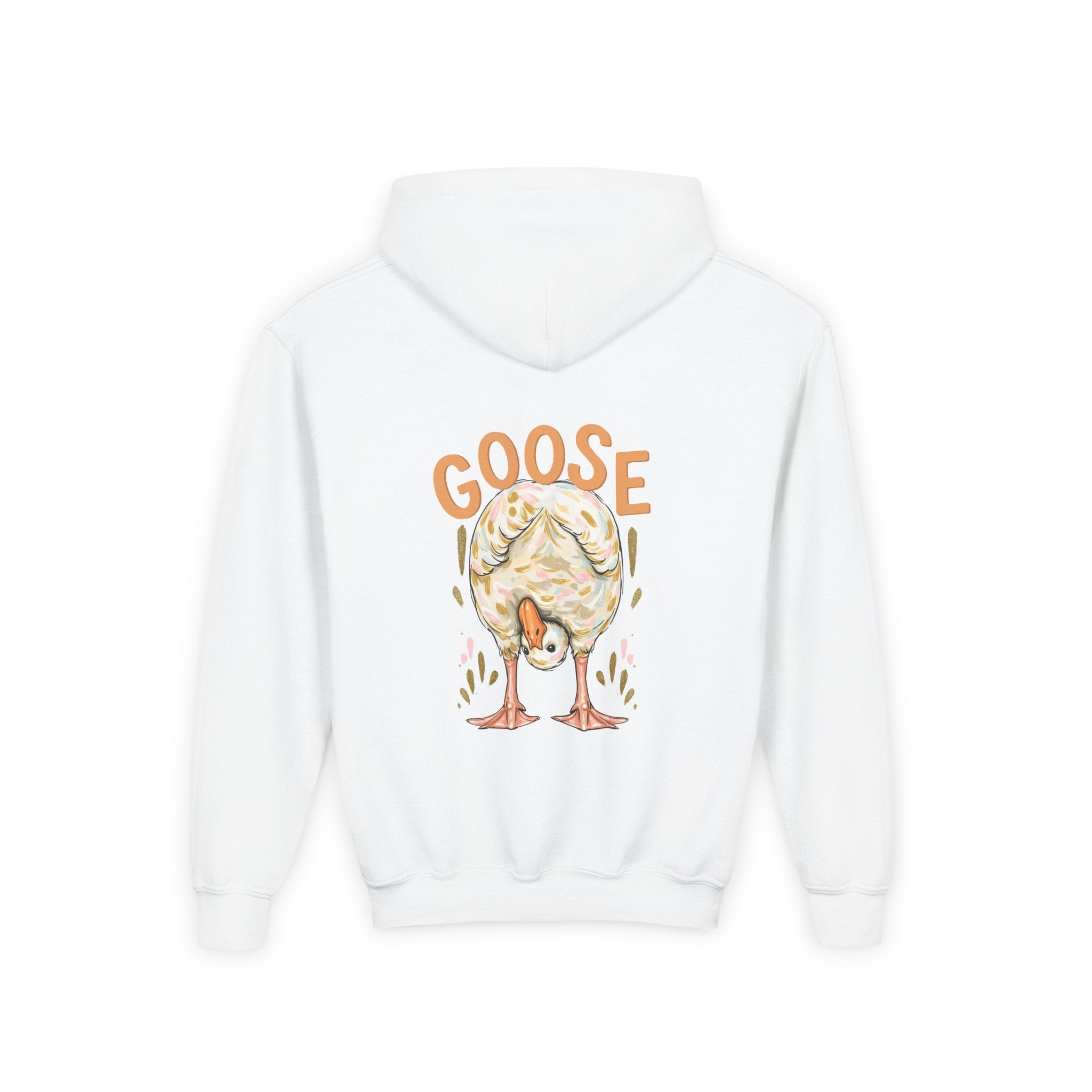 Youth Hoodie — Cute 'Duck Duck Goose' Watercolor Ducks Pullover