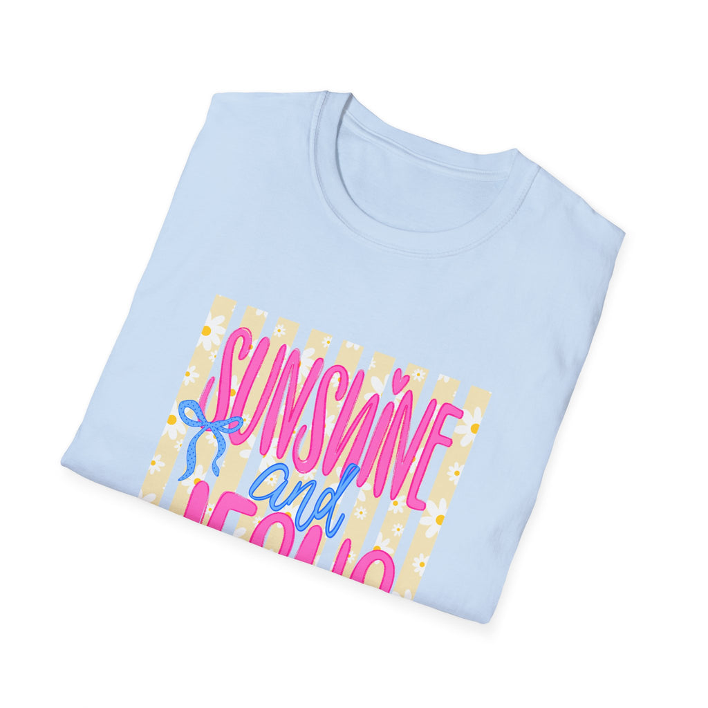 Sunshine and Jesus T-Shirt — Bright Christian Faith Graphic Tee