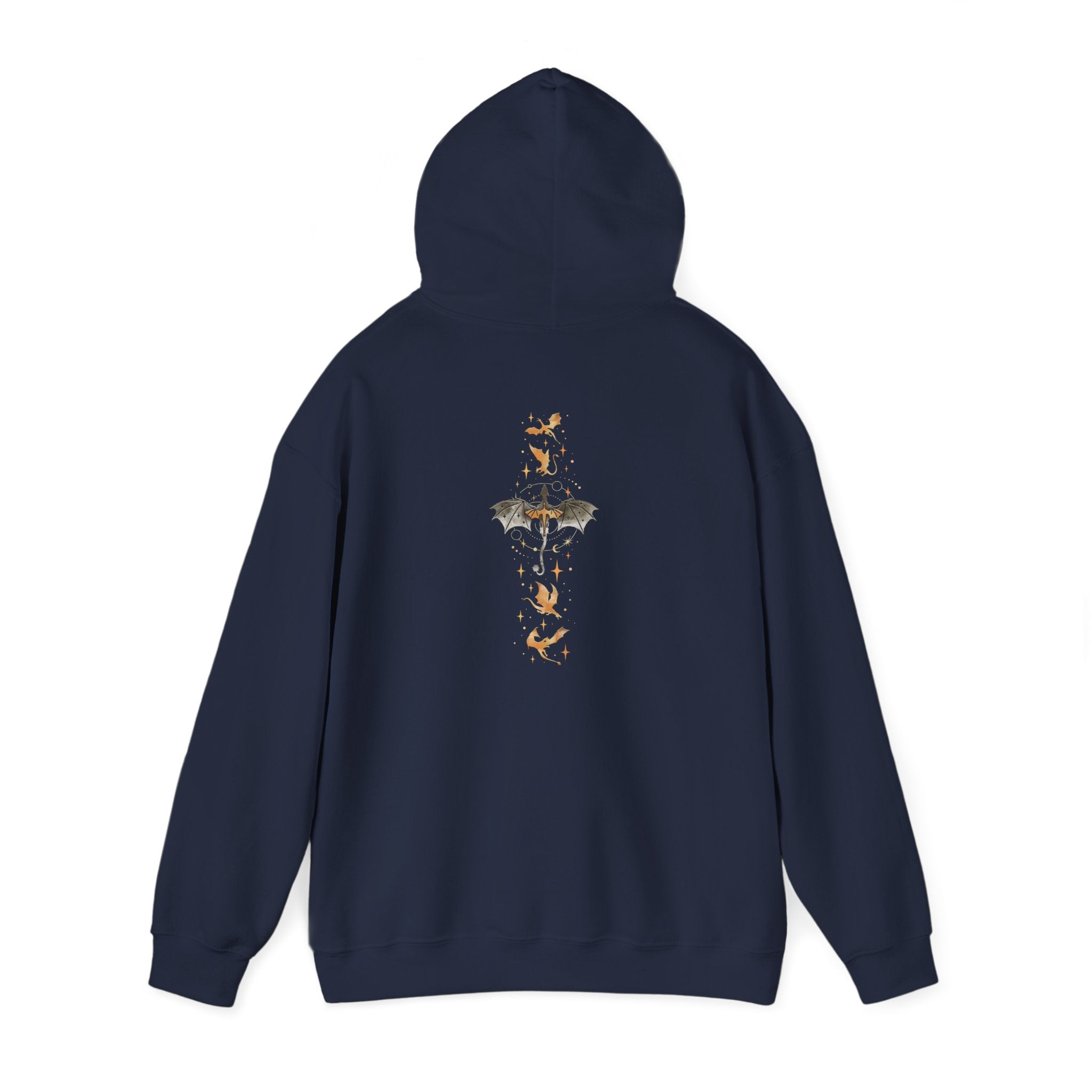 Bookish Bat Hoodie — Vintage Flying Books Graphic Pullover