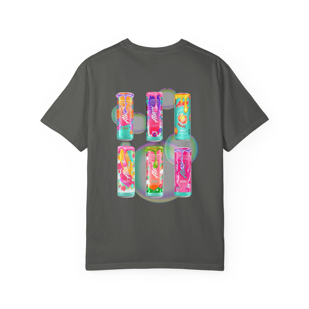 T-Shirt — Alani Nu Energy Drink Can Collage Graphic Tee