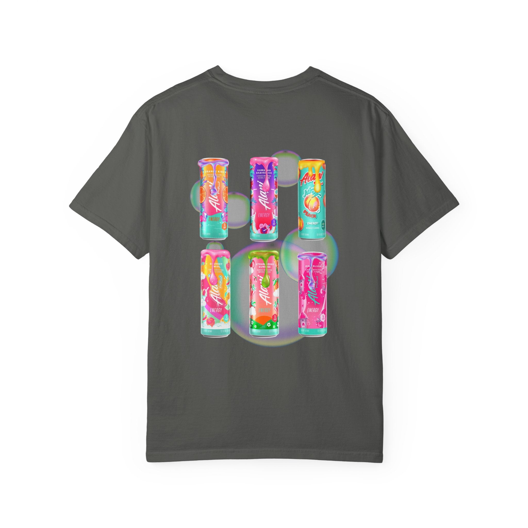 T-Shirt — Alani Nu Energy Drink Can Collage Graphic Tee