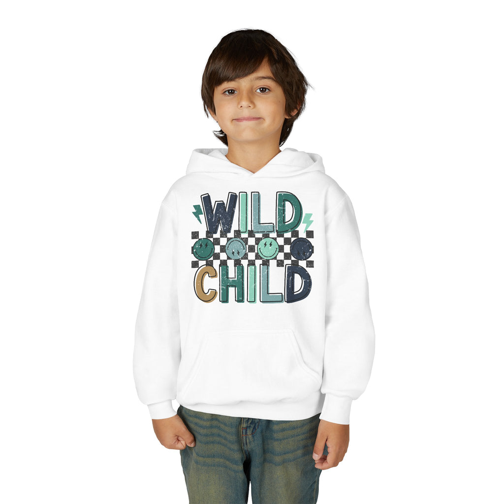 Youth Hoodie — "Wild Child" Graphic Pullover for Kids