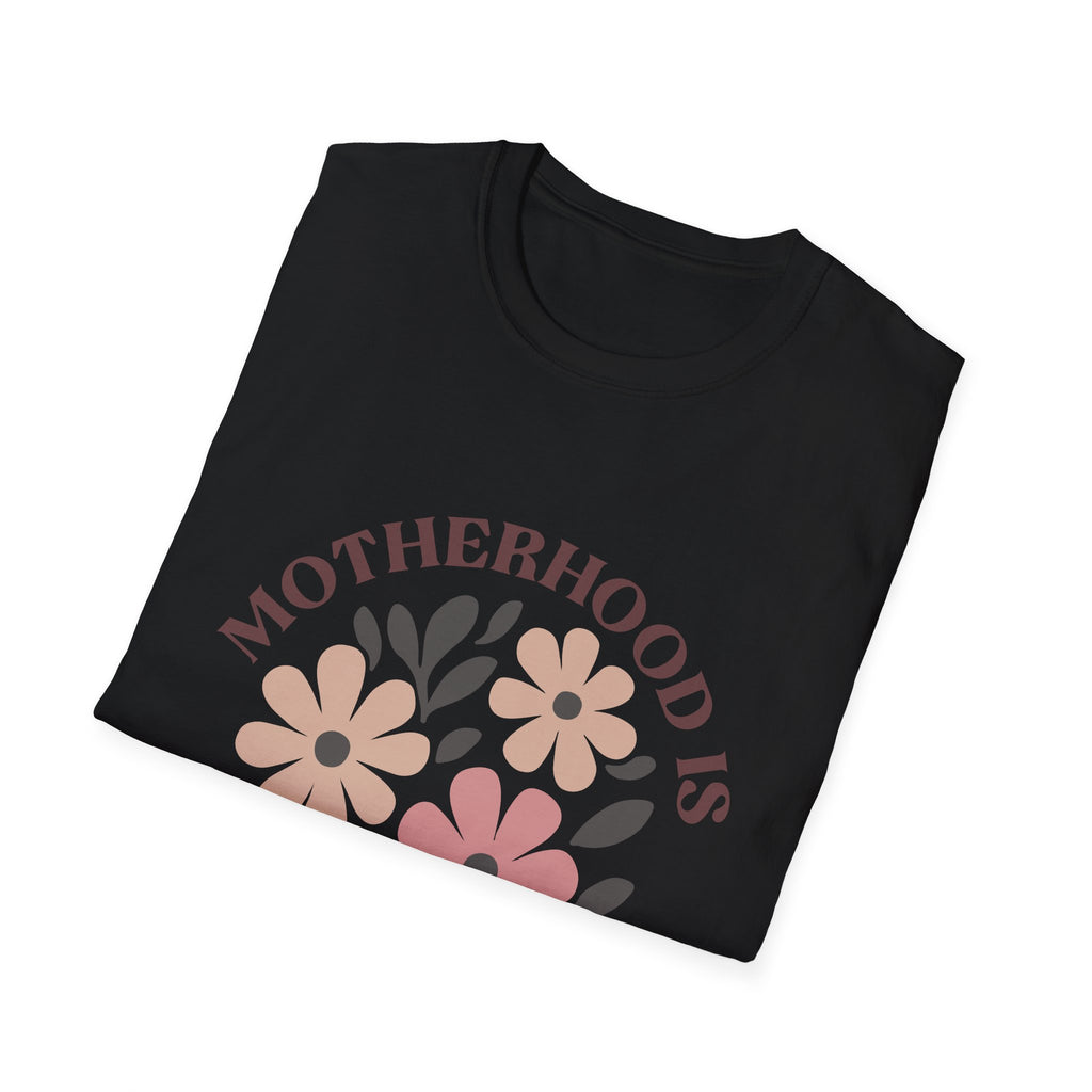 Motherhood Is Kingdom Work Floral T-Shirt