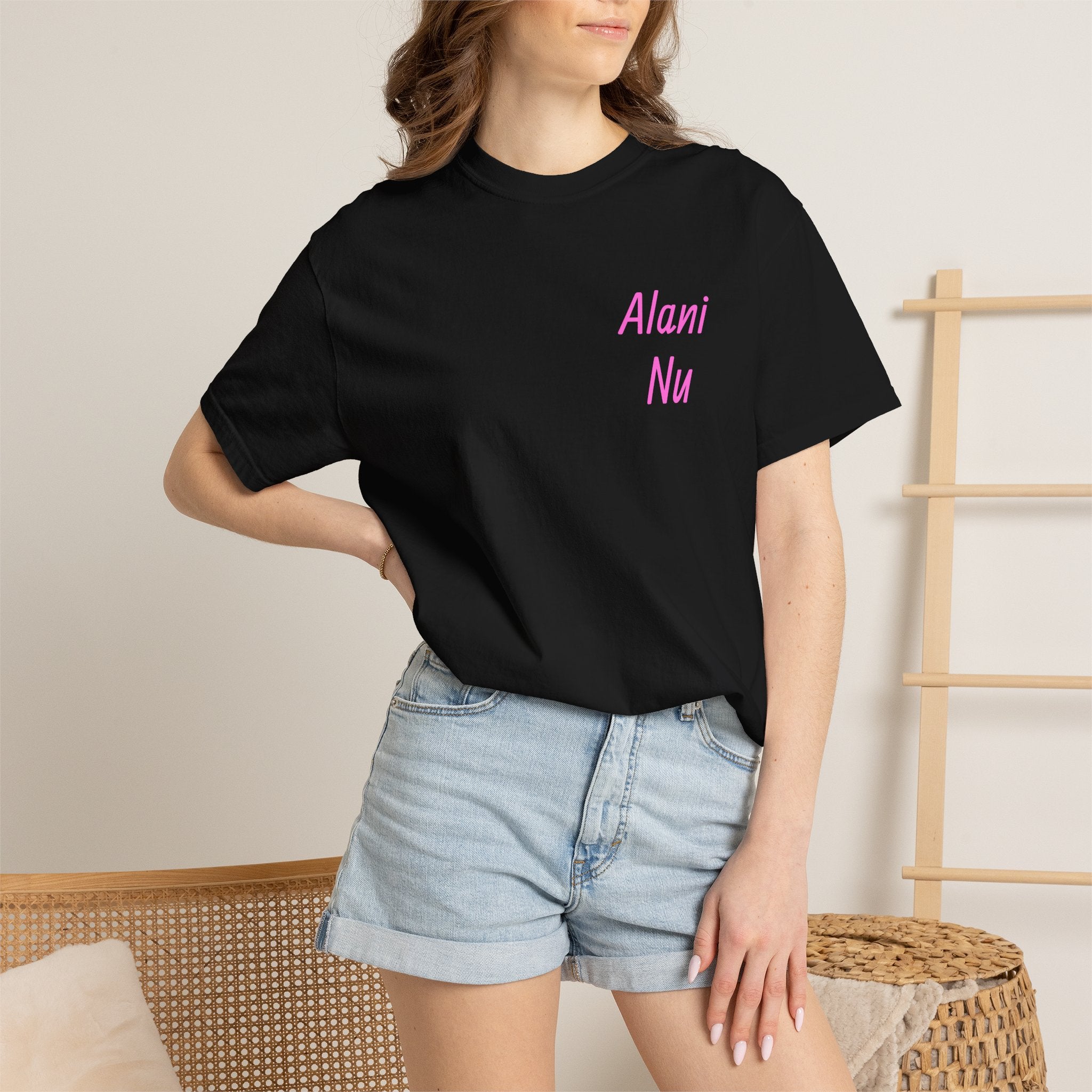Retro Y2K Pink Collage T-Shirt — "Alani Nu" Graphic Tee