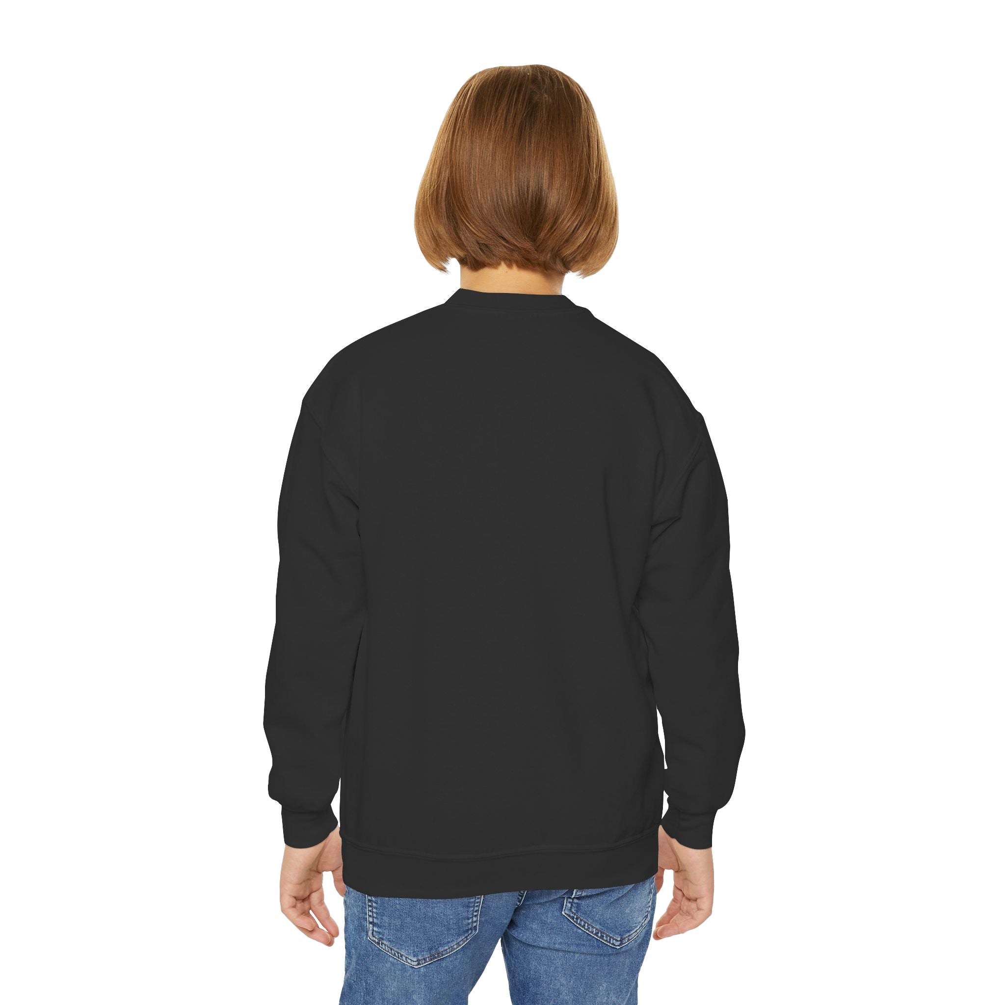 Kids Excavator Puzzle Crewneck Sweatshirt — Construction Autism Awareness