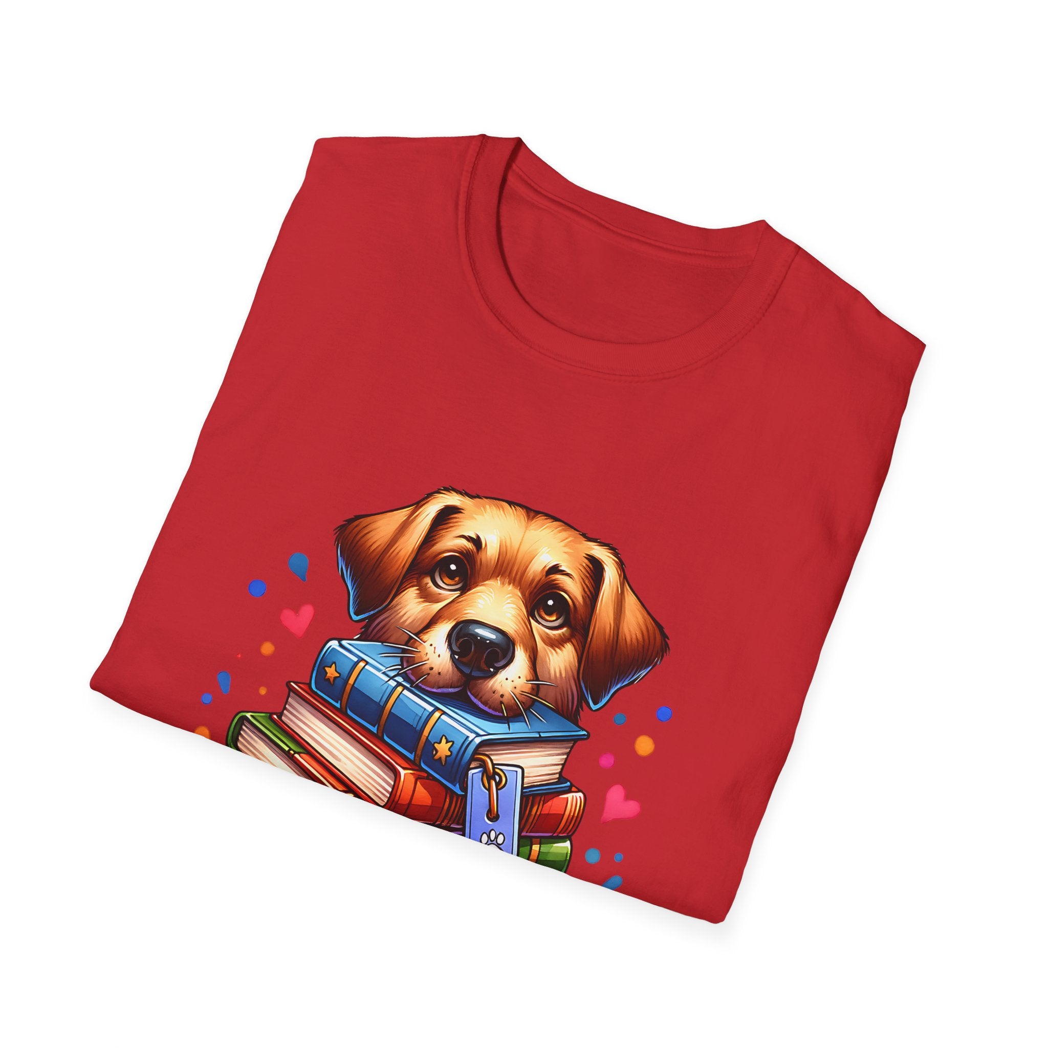 Dog Ate My Homework T-Shirt — Cute Puppy Book Lover Tee