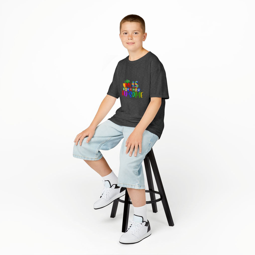 Kids Tee - "This Kid is Au-some" Colorful Autism Awareness Shirt