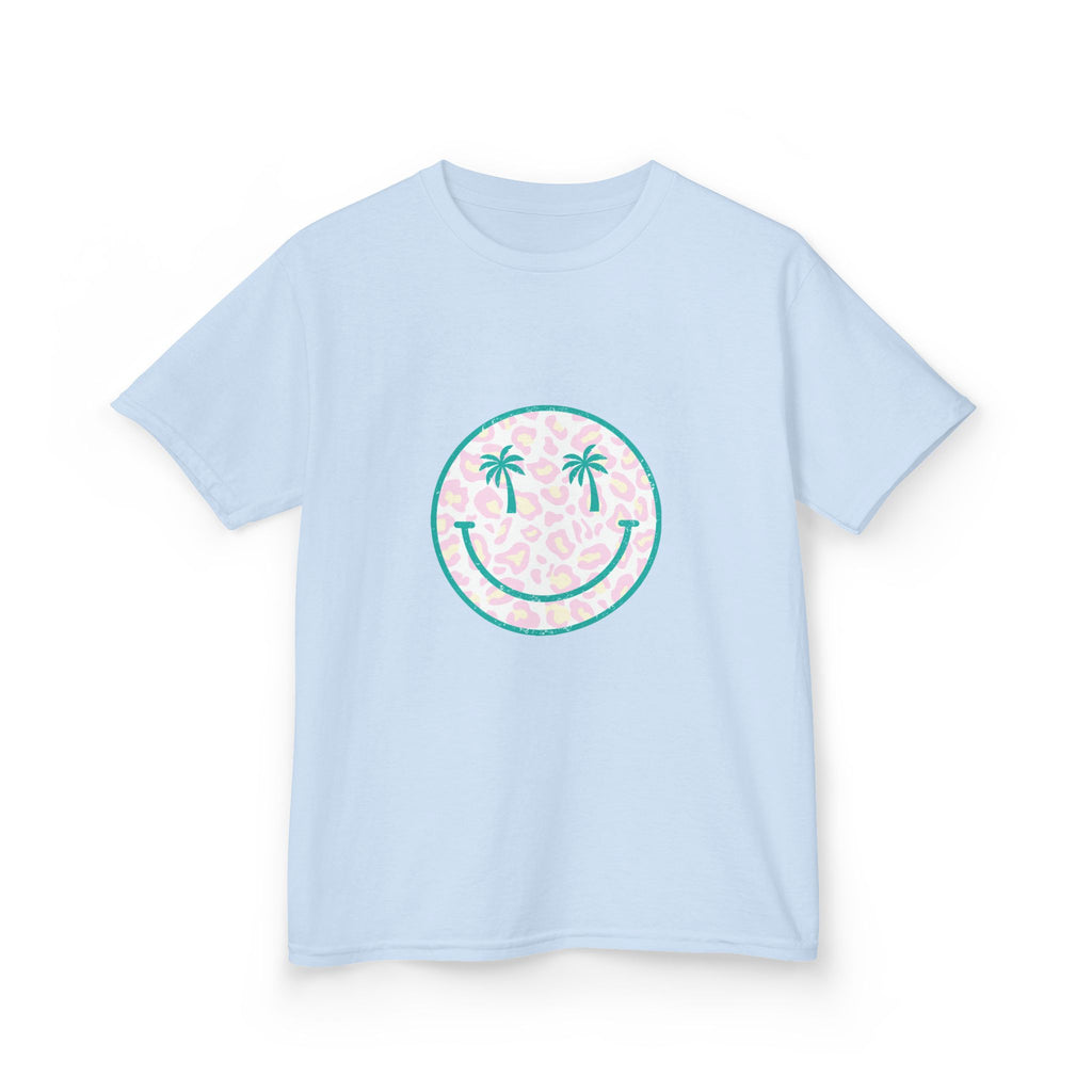 Kids Tee — Tropical Smile Palm Tree Smiley Face