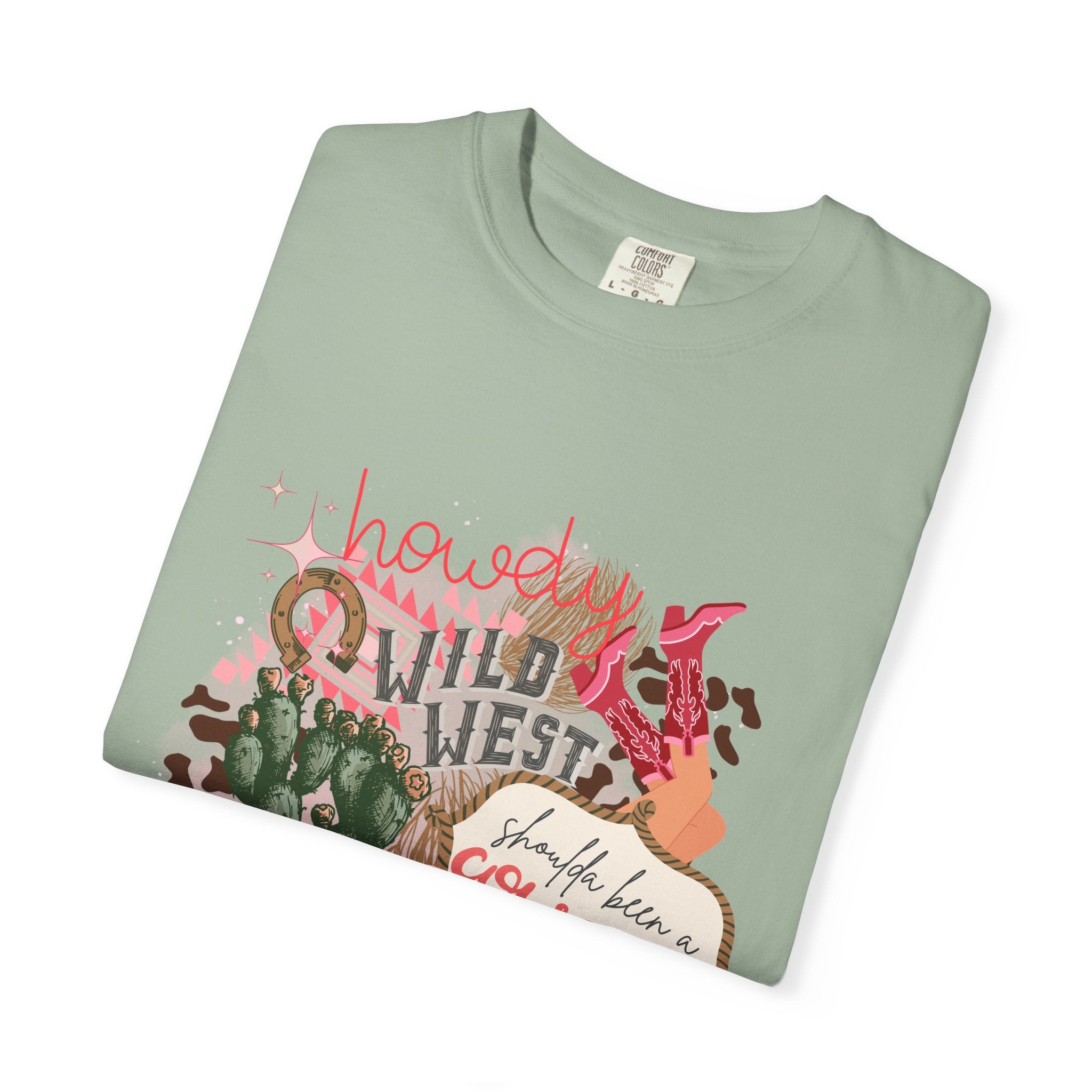 Cowgirl Country Music T-Shirt — Wild West Floral "Howdy" Graphic Tee