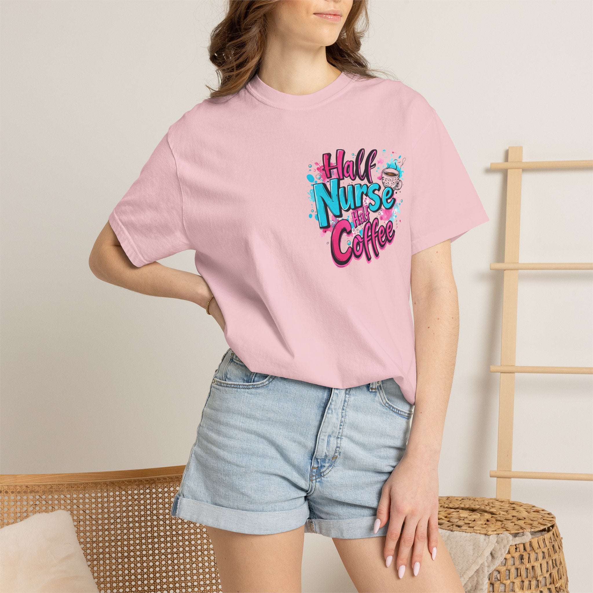 Half Nurse Half Coffee T-Shirt