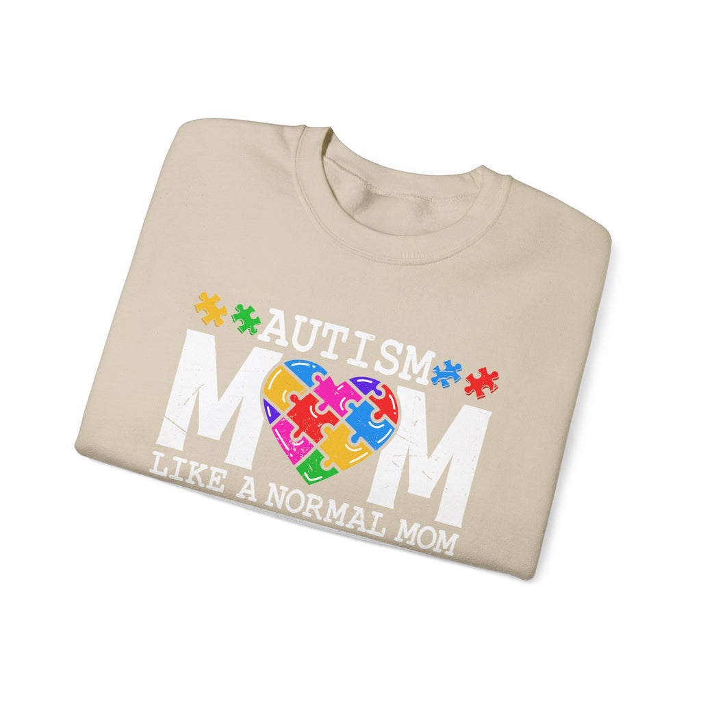 Autism Puzzle Heart Sweatshirt — STRONGER Support Crewneck