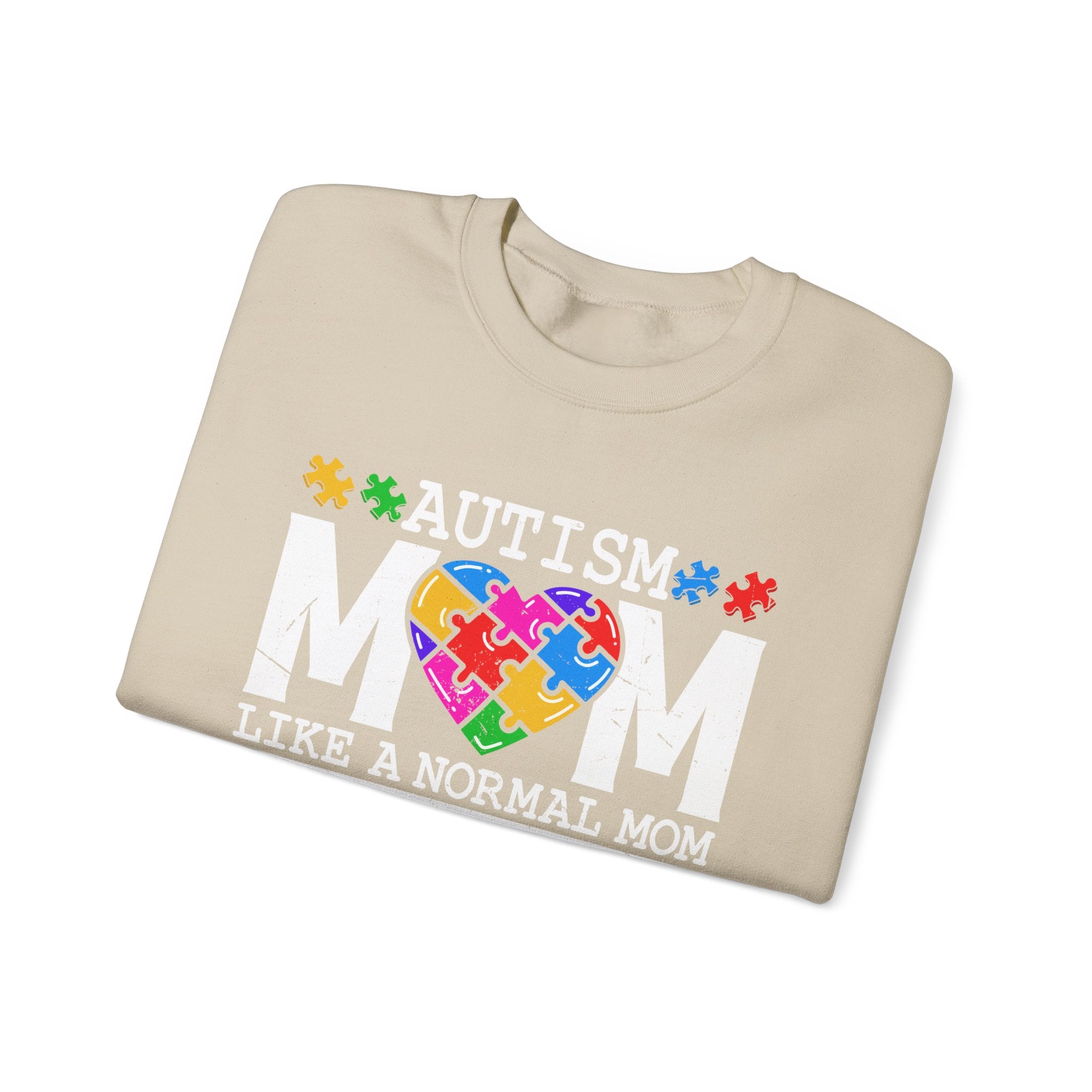 Autism Puzzle Heart Sweatshirt — STRONGER Support Crewneck