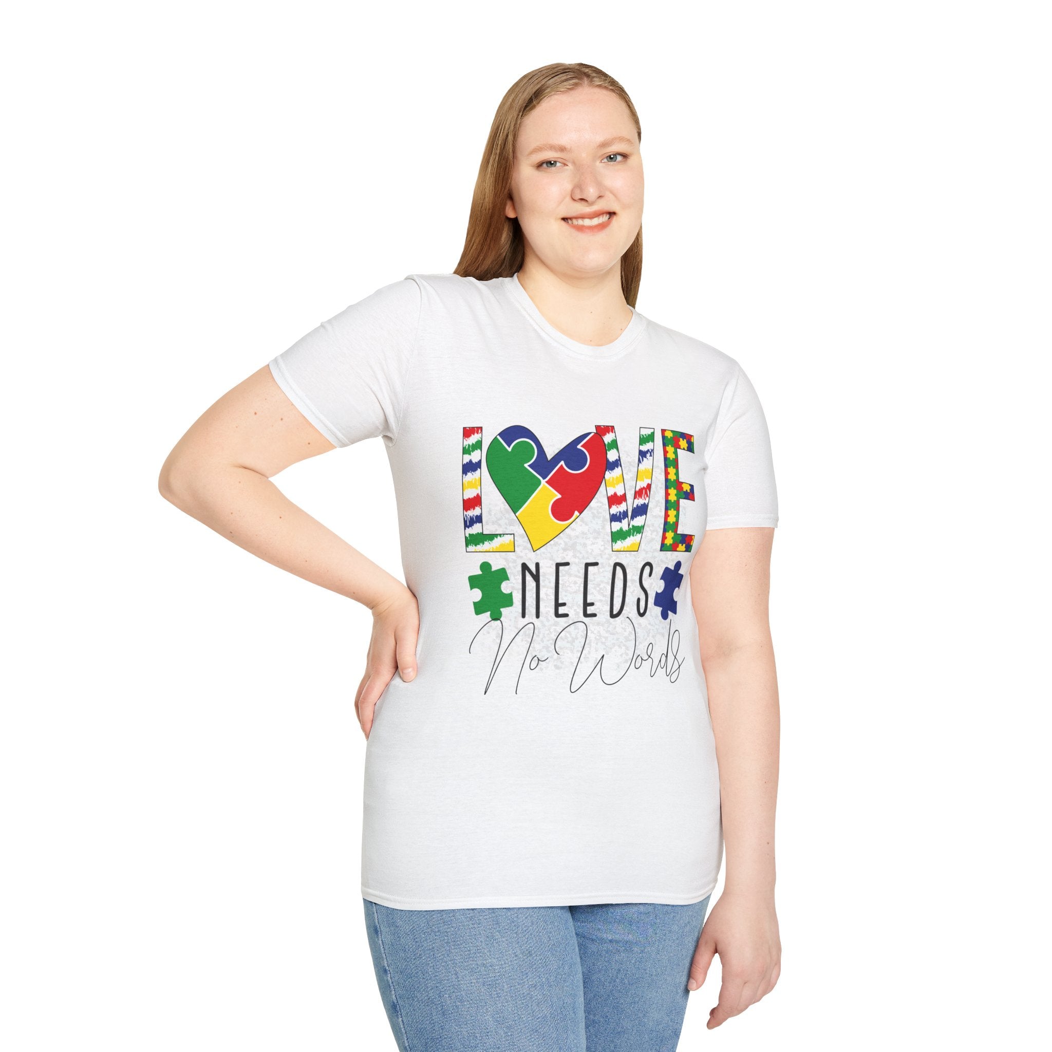 Autism Awareness Love Needs No Words T-Shirt