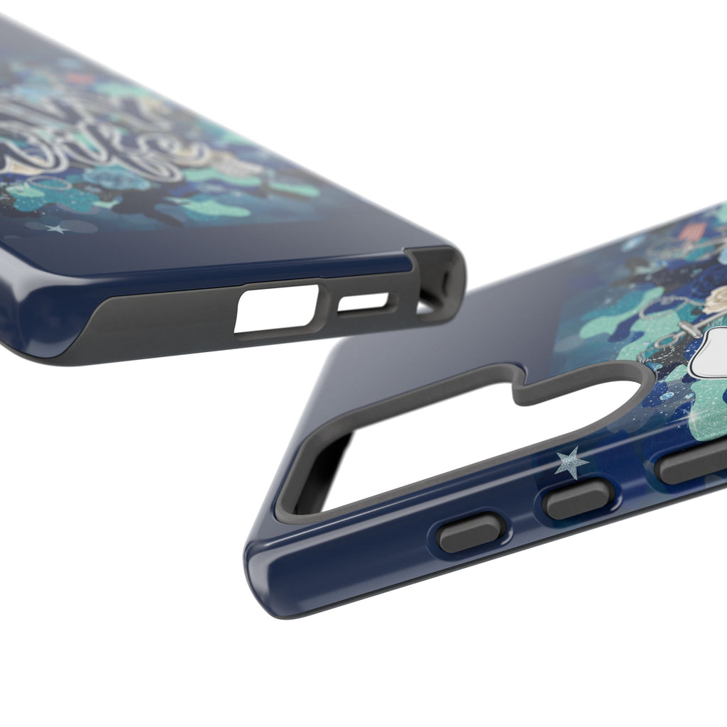 Navy Wife Tough Phone Case — Camouflage Military Tribute Protective Cover