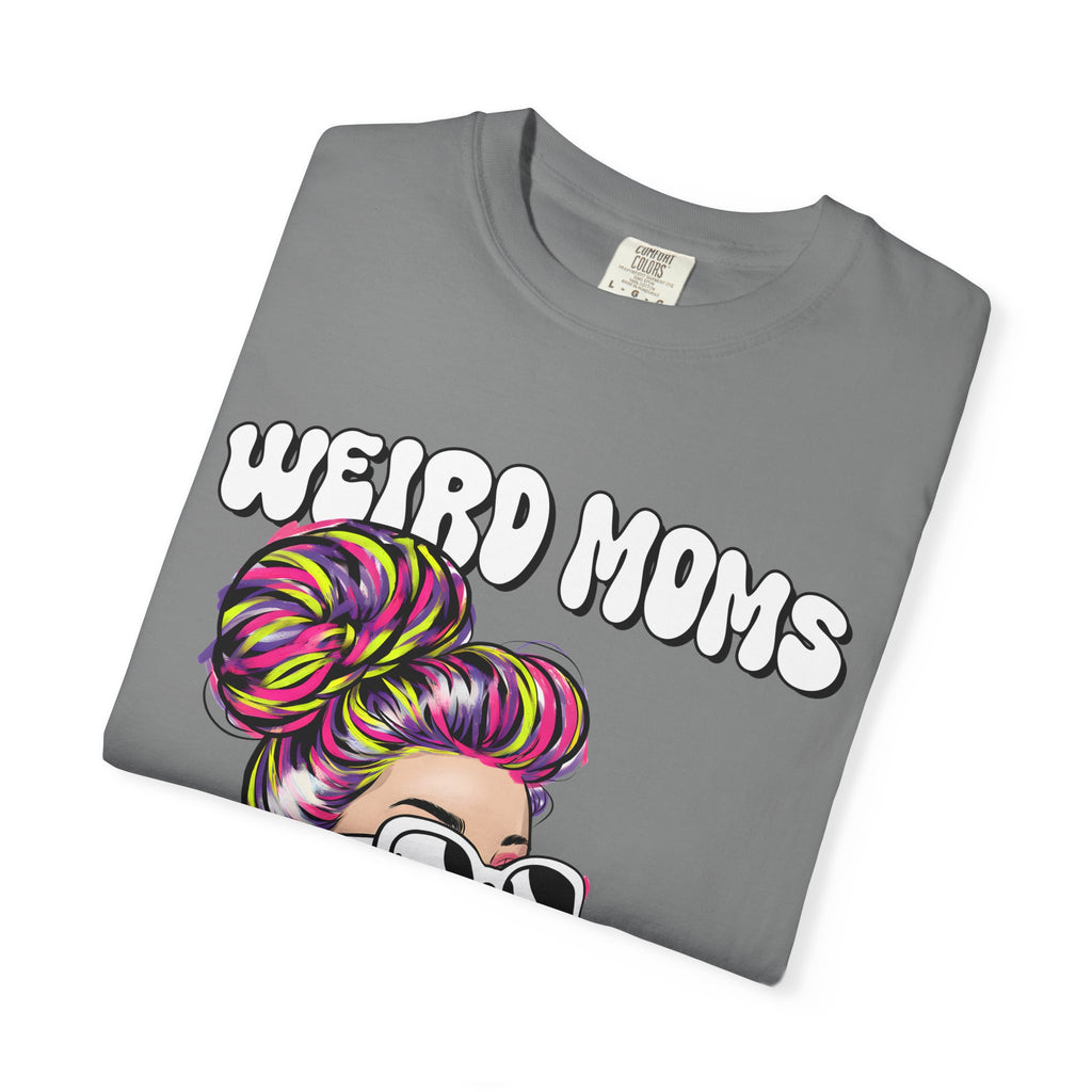 Weird Moms Homeschool Graphic T-Shirt — Retro Pop Art Mom Tee