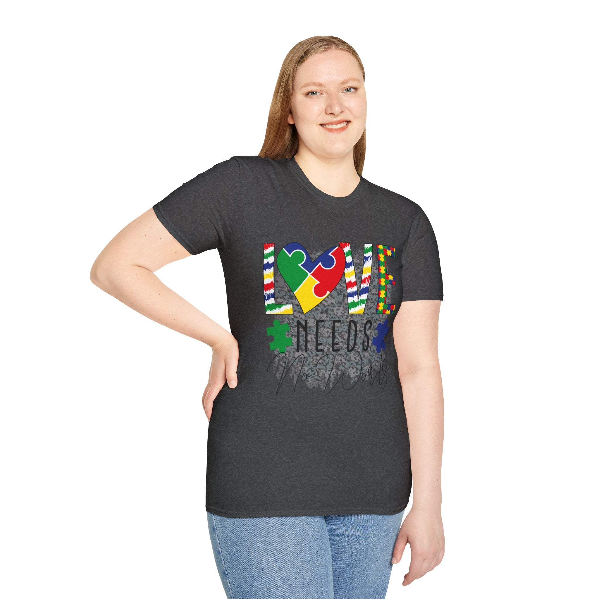Autism Awareness Love Needs No Words T-Shirt