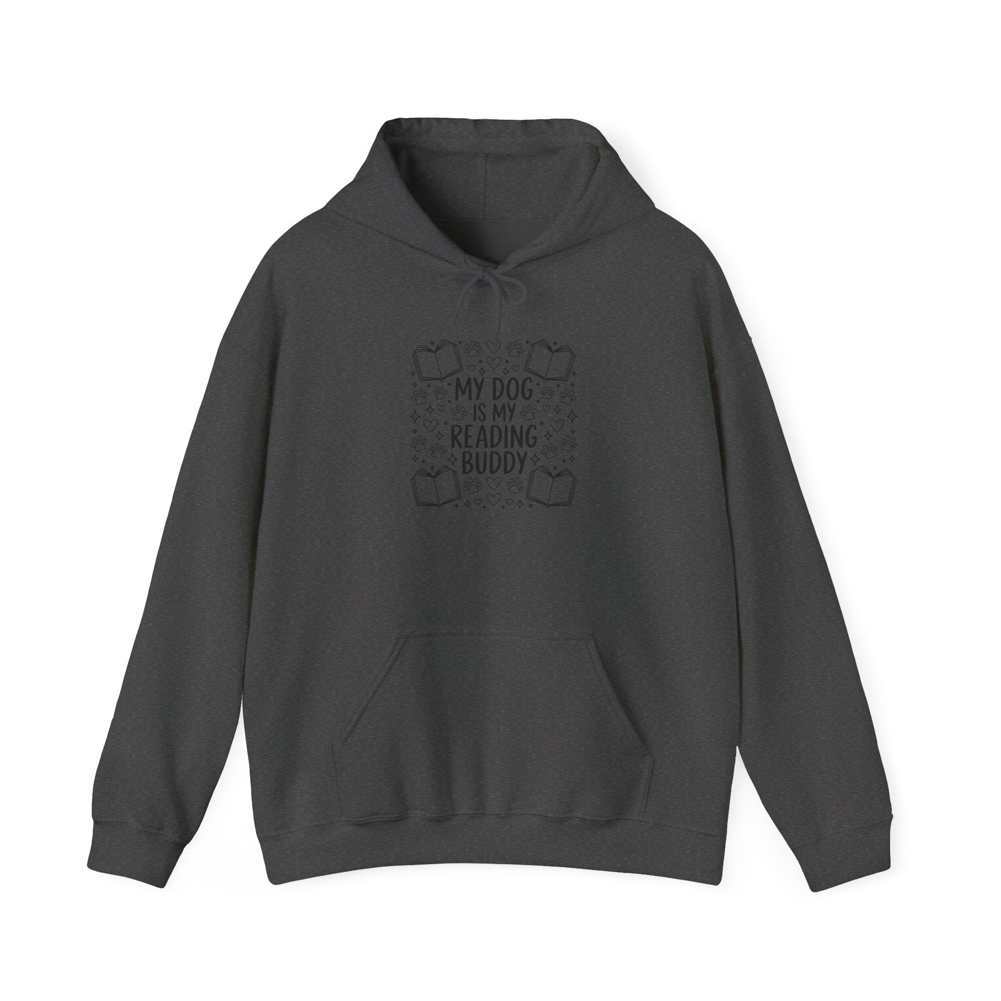 My Dog Is My Reading Buddy Hoodie — Cozy Pet Lover Sweatshirt