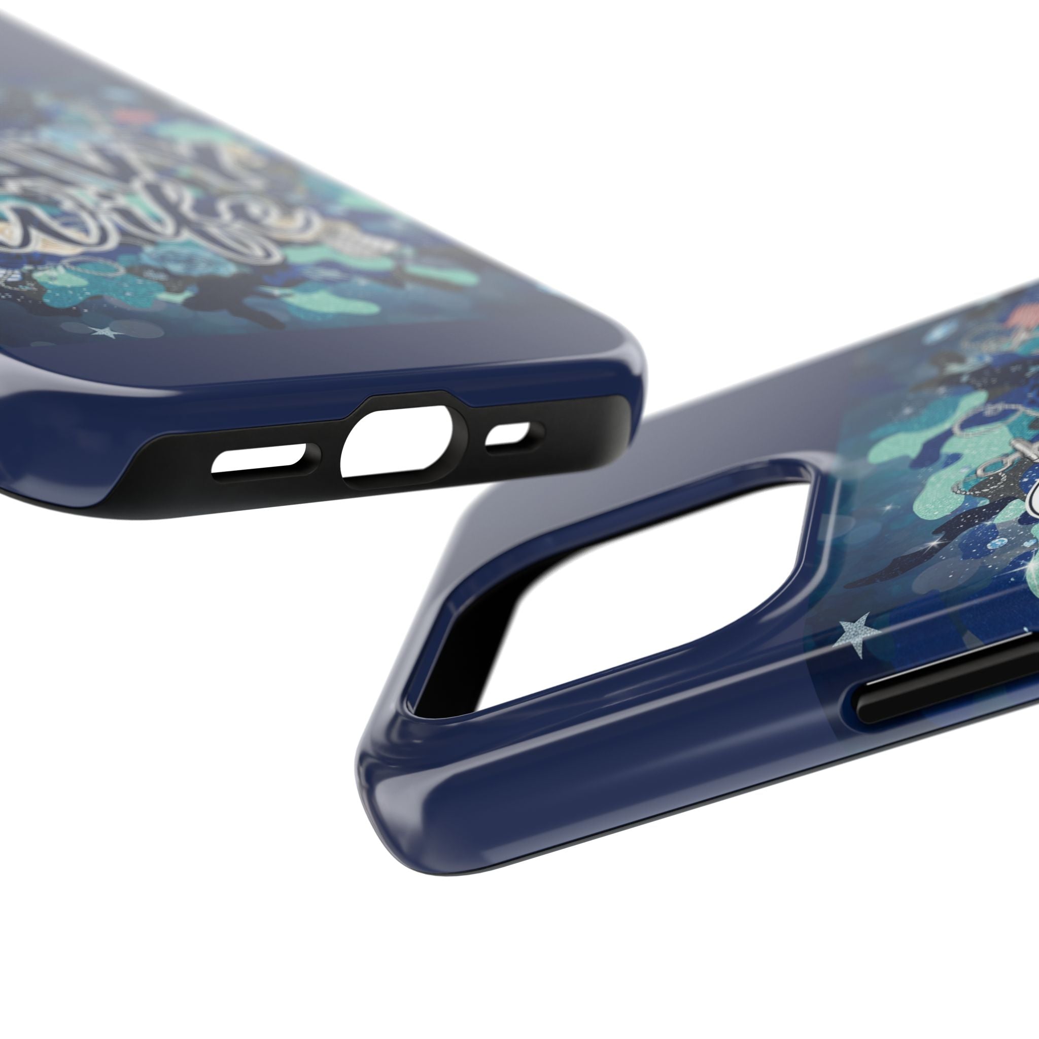 Navy Wife Tough Phone Case — Military Camouflage Protective Phone Cover, Perfect Gift for Navy Spouses