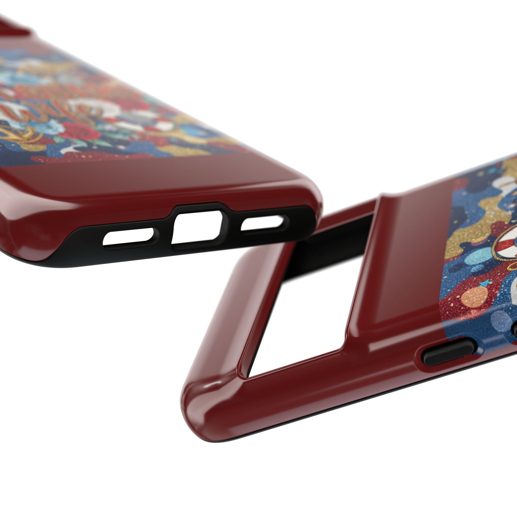 Coast Guard Wife Tough Phone Case — Patriotic Anchor & Lifebuoy Design