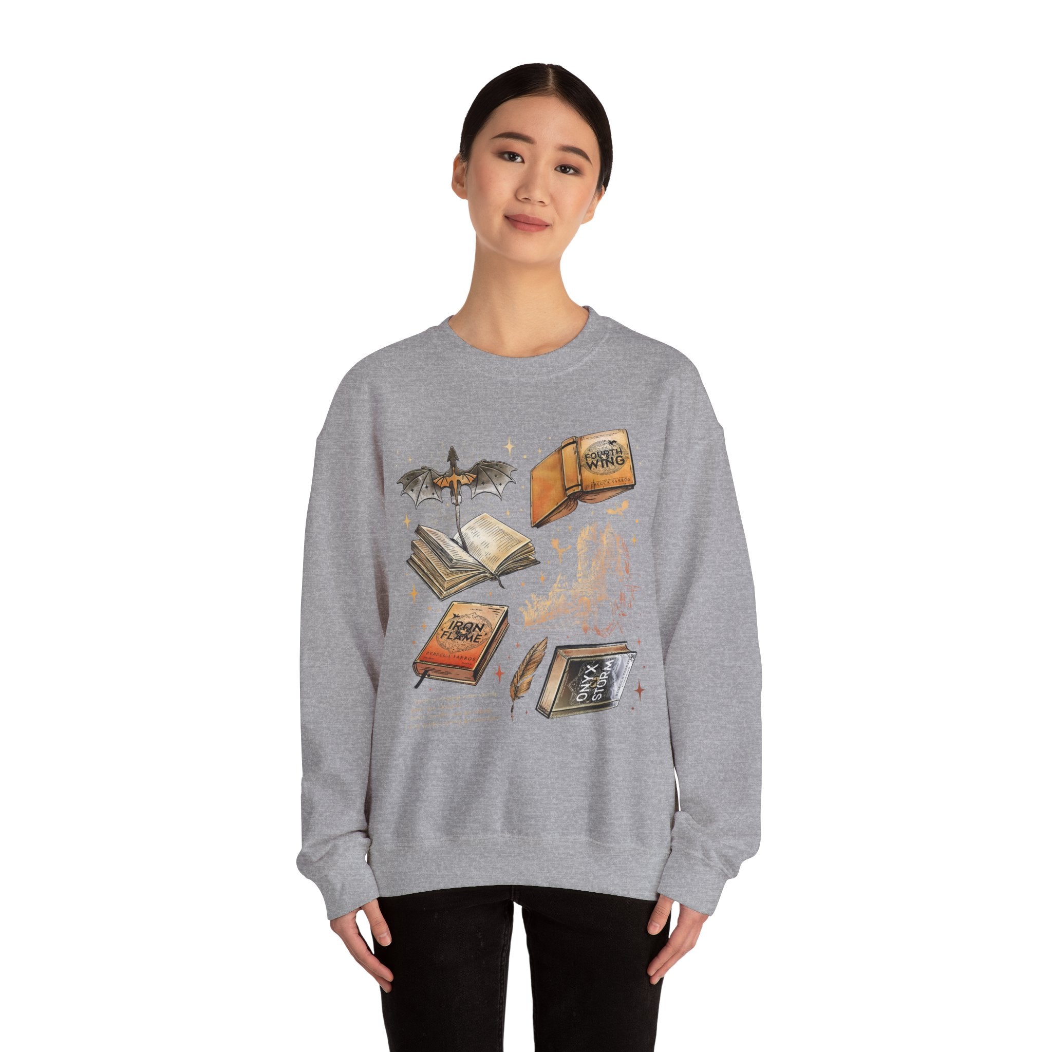 Bookish Dragon Crewneck Sweatshirt