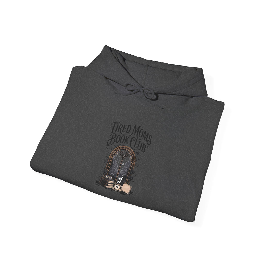 Tired Moms Book Club Hoodie – Cozy Literary Mom Sweatshirt