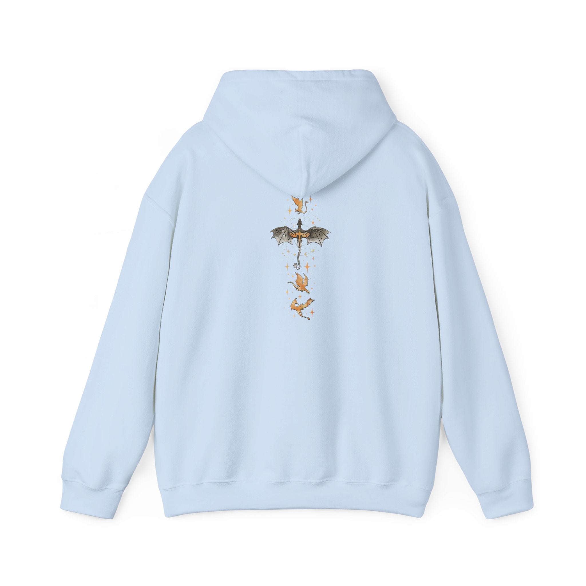 Bookish Bat Hoodie — Vintage Flying Books Graphic Pullover