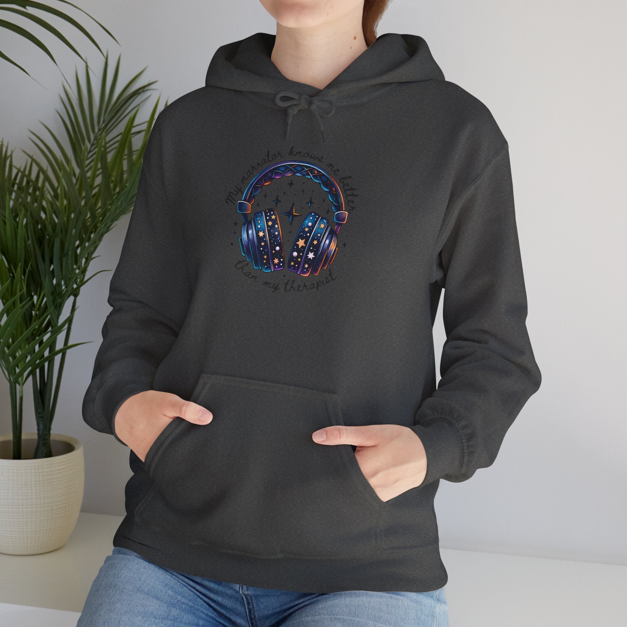 Galaxy Headphones Hoodie — "Listen to the Universe" Graphic Sweatshirt