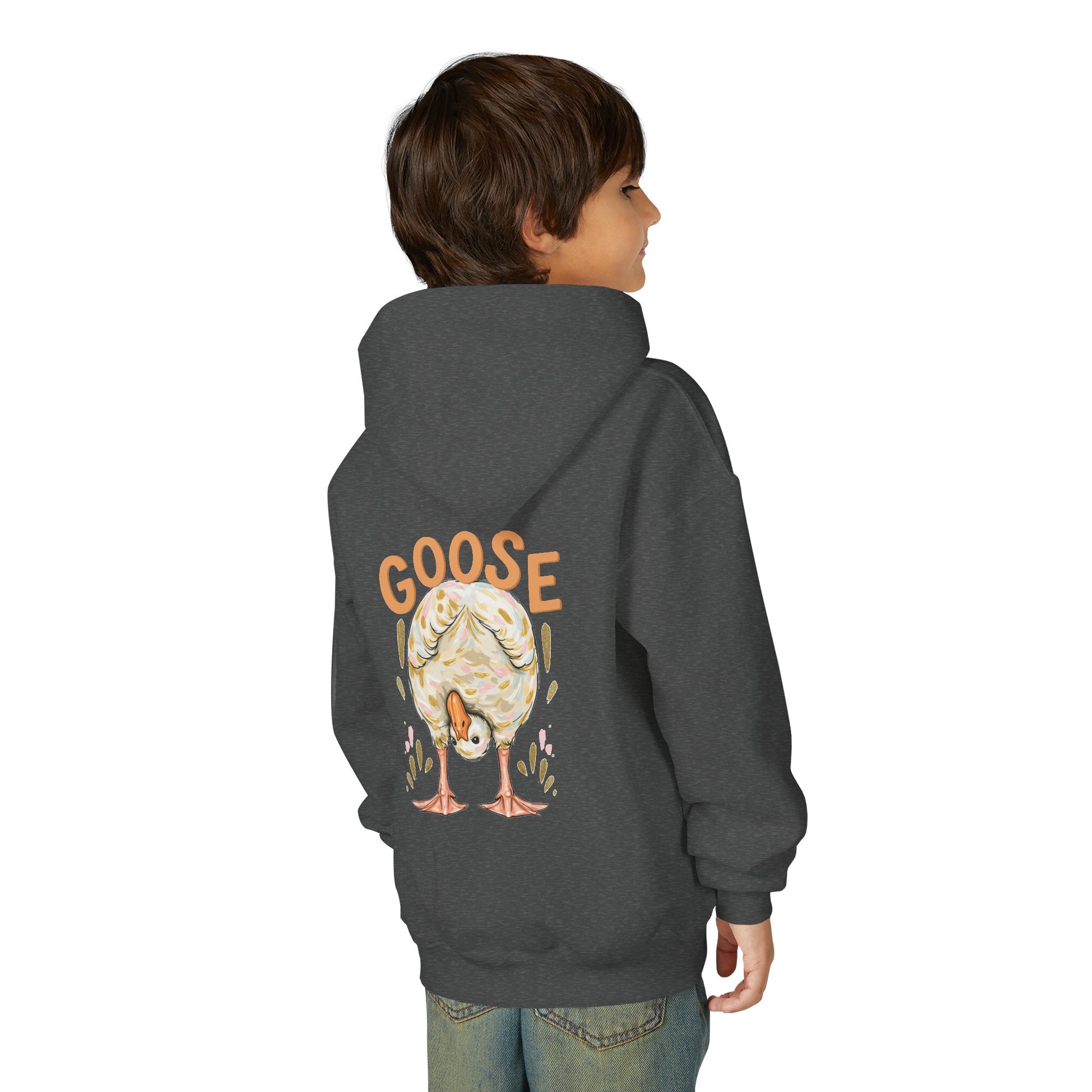 Youth Hoodie — Cute 'Duck Duck Goose' Watercolor Ducks Pullover