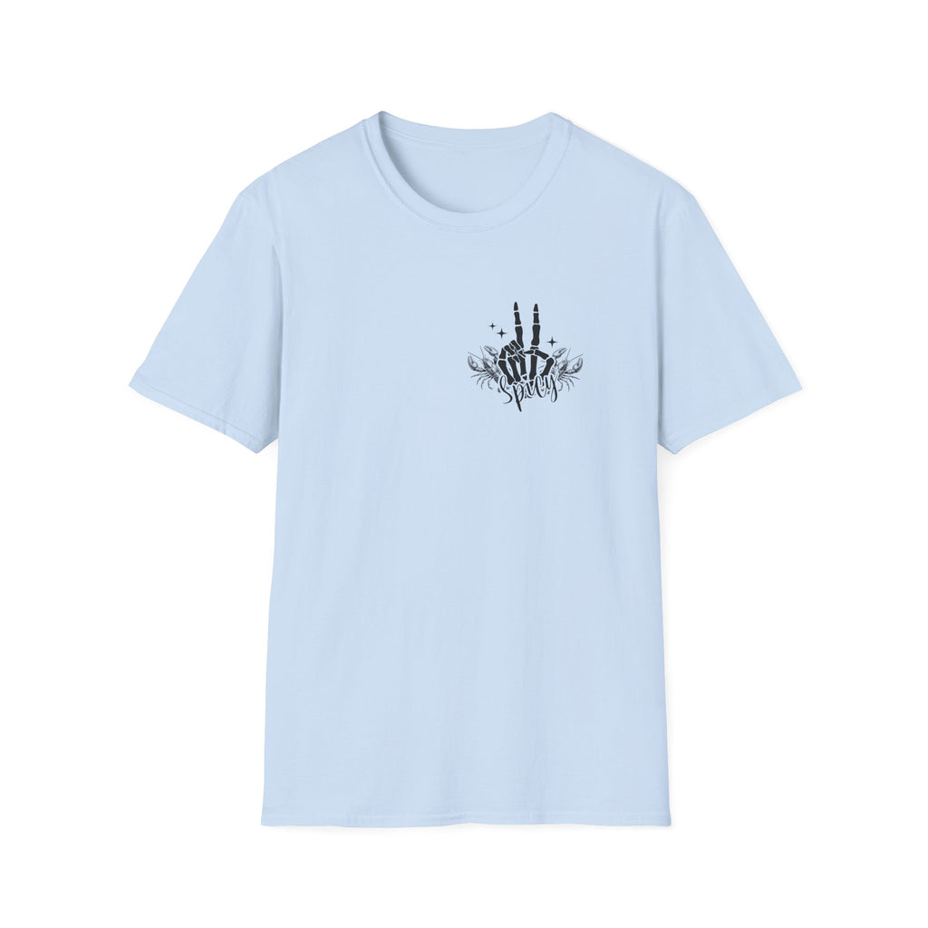 Double-sided Skeleton Woman Holding Lobster Tee — "I’m Not a Hot Mess, I’m a Hot Disaster" Graphic T-Shirt