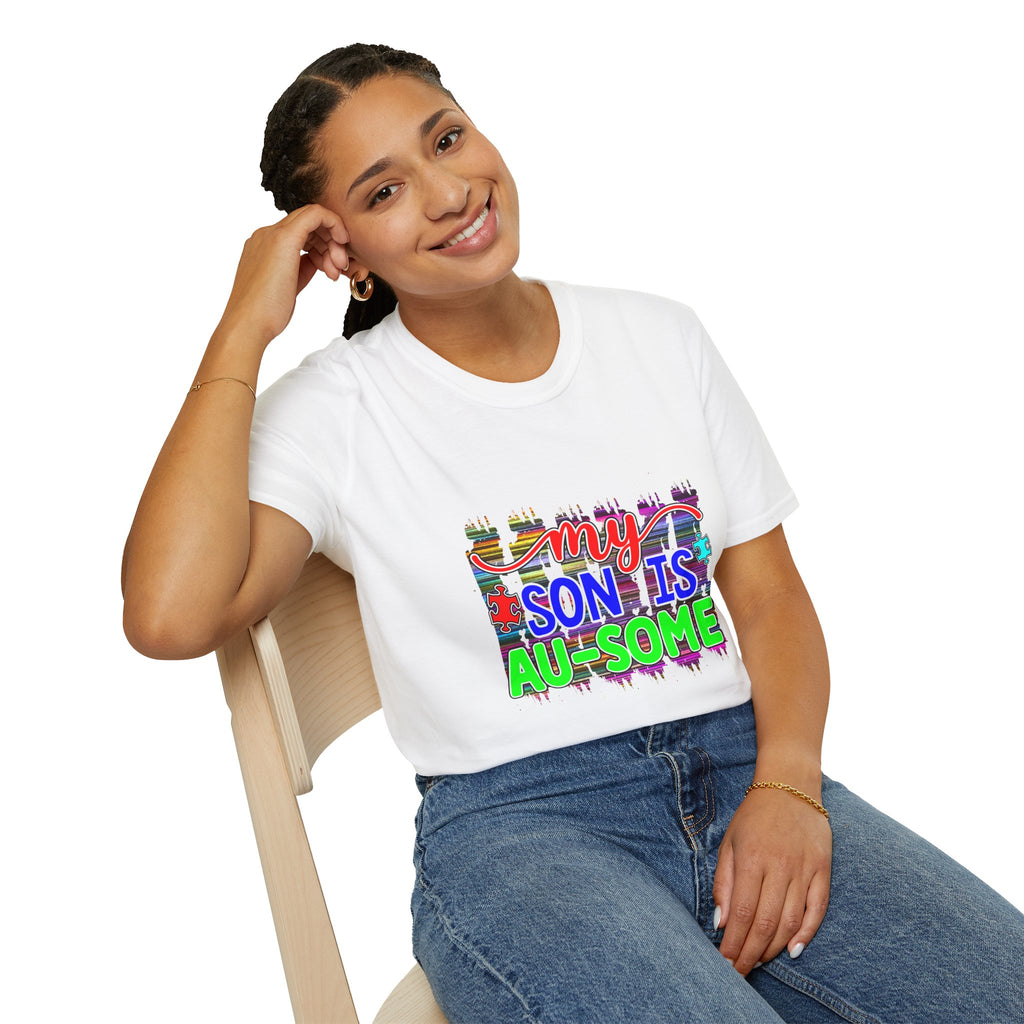 My Son Is AU-some Autism Pride T-Shirt