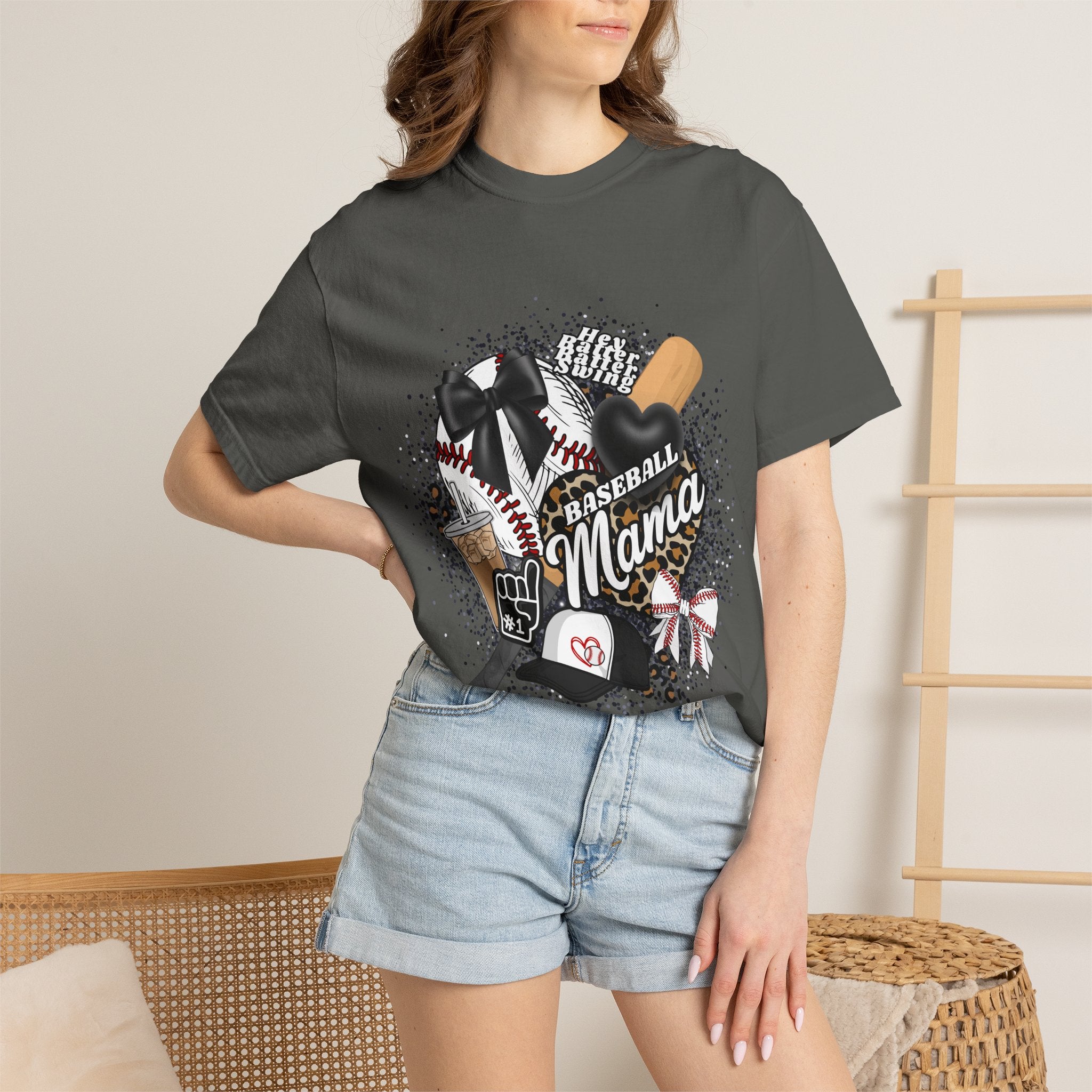 Baseball Mama T-Shirt — Vintage Bat & Glove Soft Tee