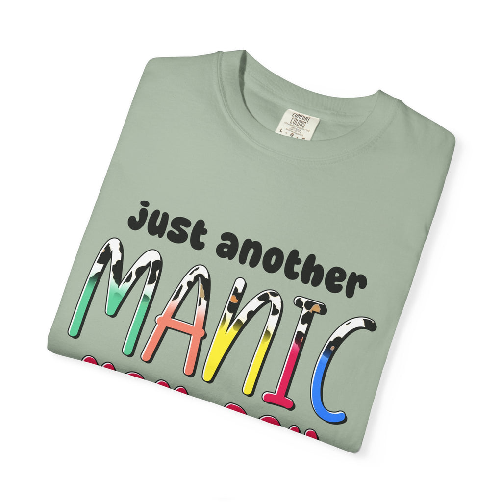Mom-Day Graphic T-Shirt — "Just Another Manic Mom-Day" Colorful Mother's Day Tee
