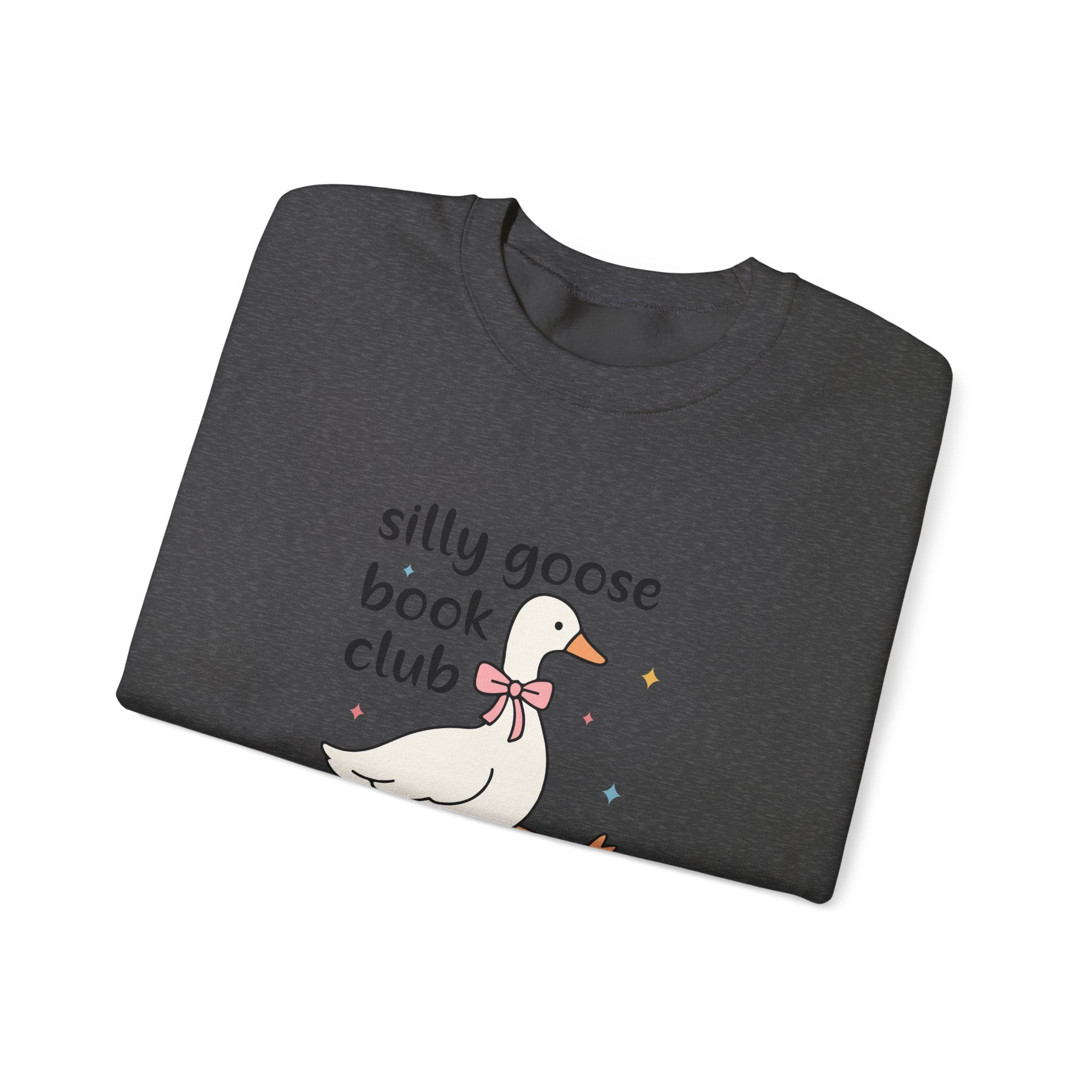 Silly Goose Book Club Sweatshirt — Cute Reading Crewneck