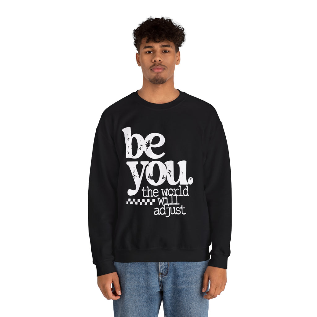 White Crewneck Sweatshirt — Classic Plain Pullover