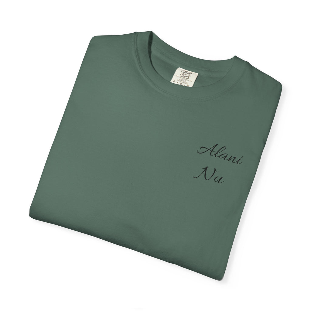 Graphic T-Shirt — Retro Tattoo Collage with 'Aloha Nui' Can