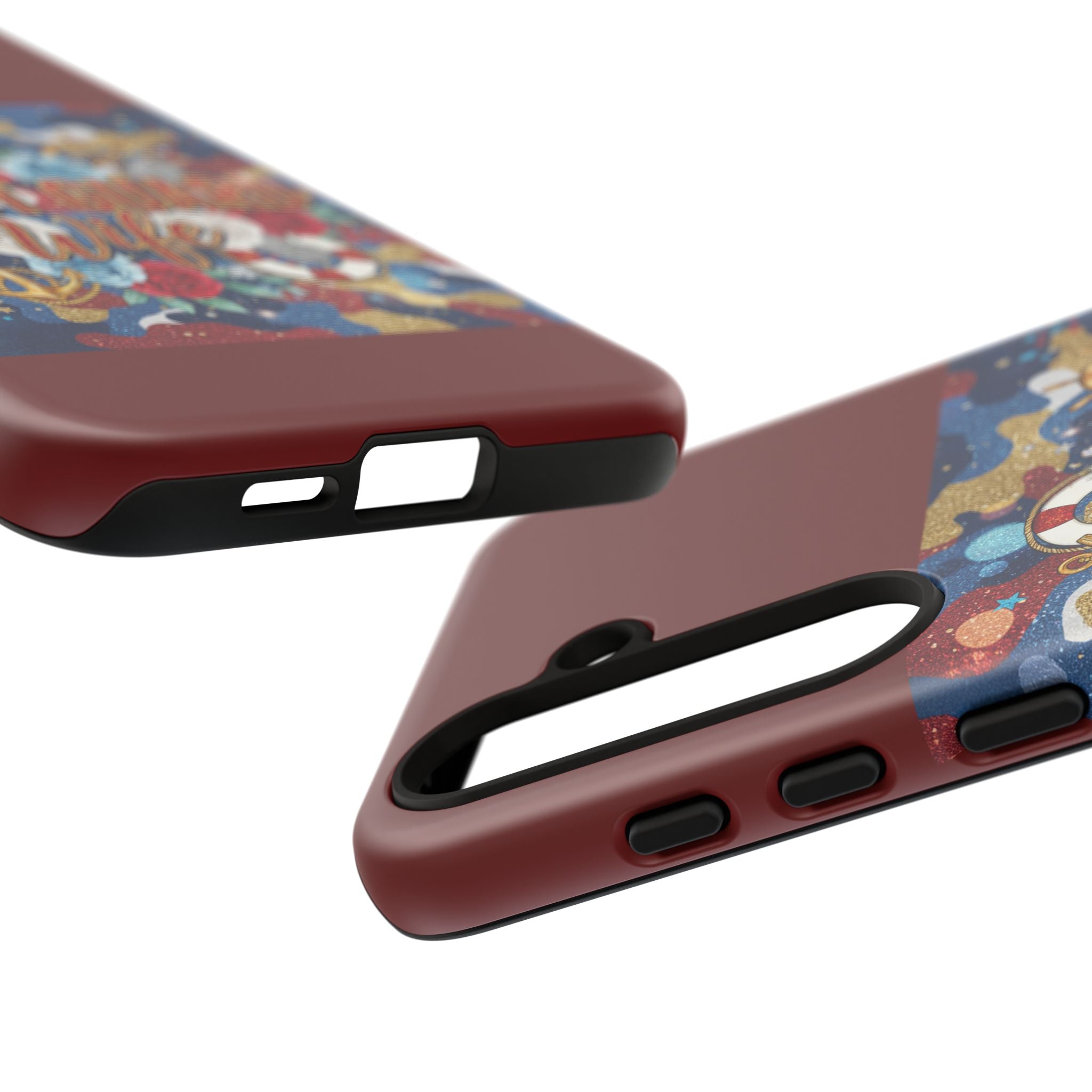 Coast Guard Wife Tough Phone Case — Patriotic Anchor & Lifebuoy Design