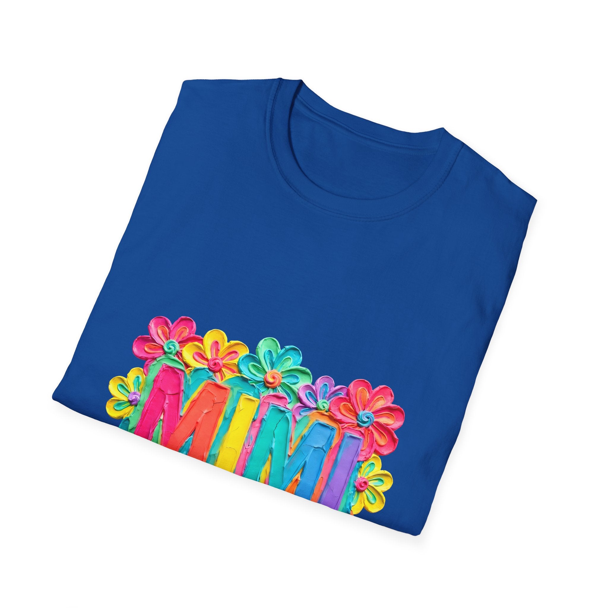 Mimi Floral Tee — Bright Colorful 'MIMI' Graphic T-Shirt