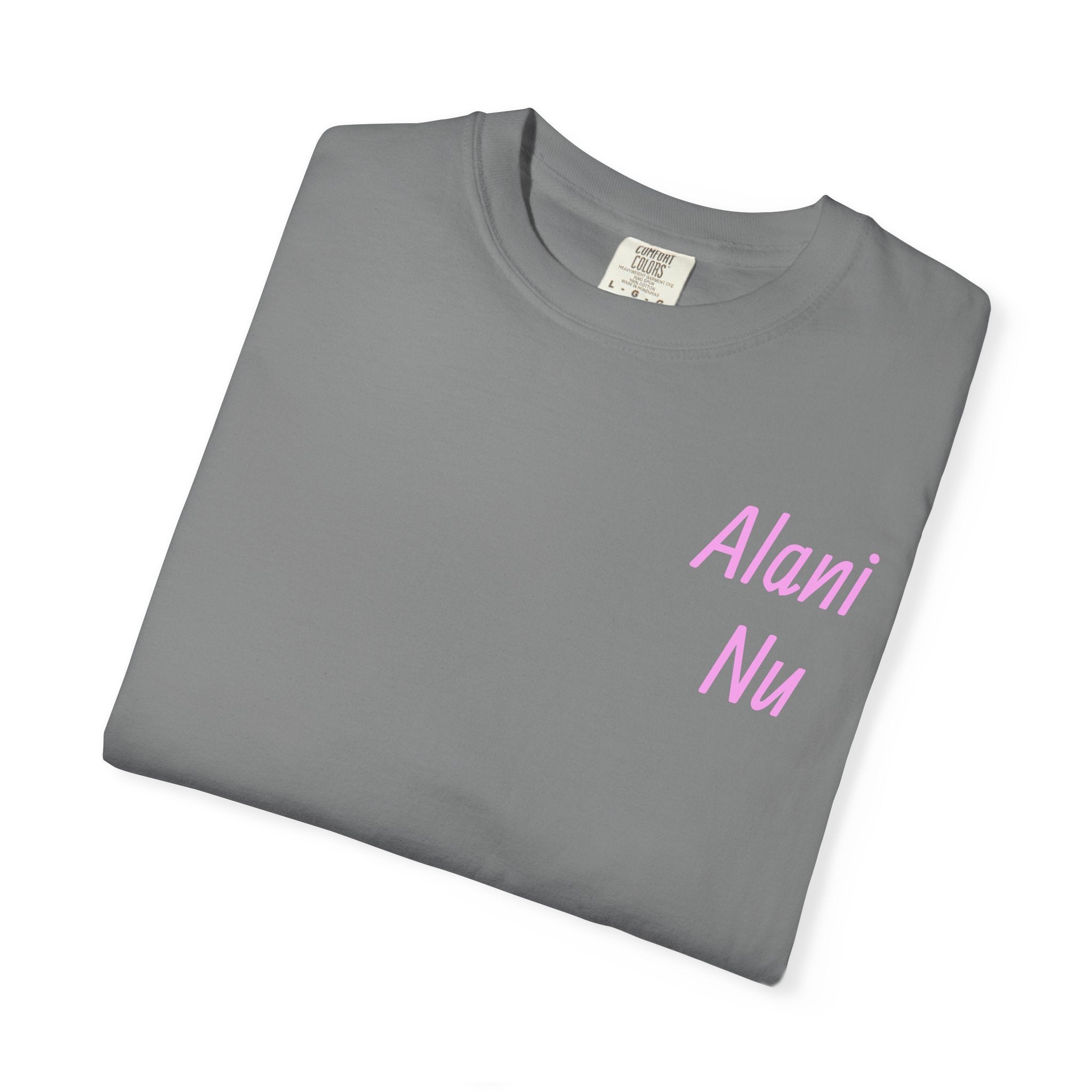 Graphic T-Shirt — Pastel 'Good Vibes' Disco Design (Alami Nu)