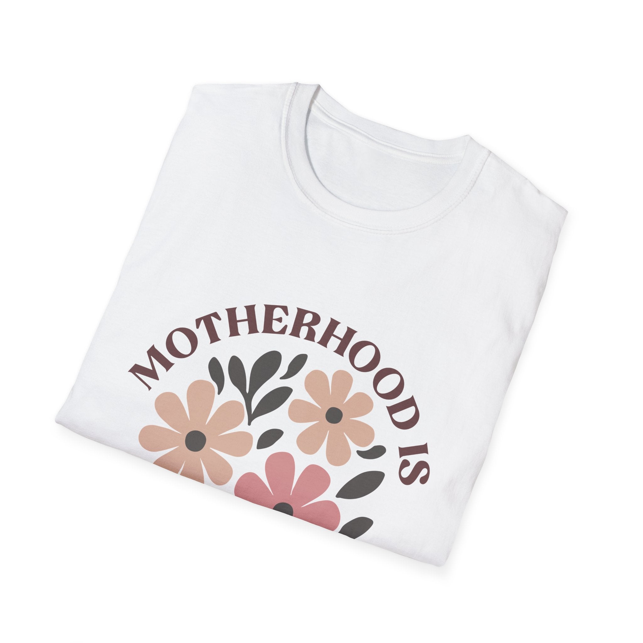 Motherhood Is Kingdom Work Floral T-Shirt