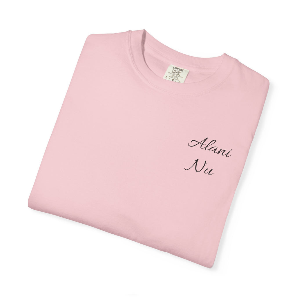 Graphic T-Shirt — Retro Tattoo Collage with 'Aloha Nui' Can