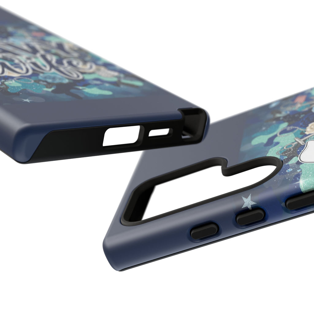 Navy Wife Tough Phone Case — Camouflage Military Tribute Protective Cover
